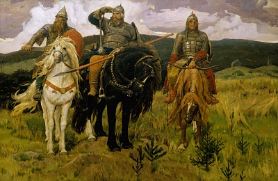 Фотообои Картины "Васнецов - Богатыри"